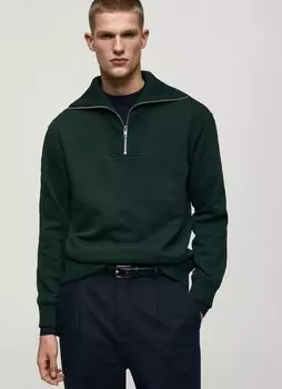 Толстовка Mango, зеленый