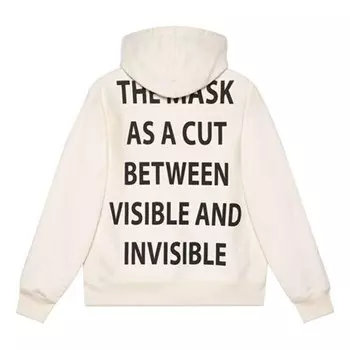Толстовка manifesto oversize hoodies 'natural' Gucci, белый