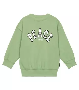 Толстовка Mar из смесового хлопка с принтом MOLO, зеленый