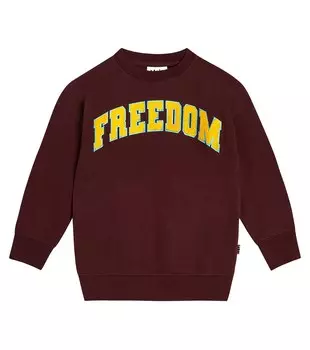 Толстовка Mar с вышивкой из смесового хлопка MOLO, красный