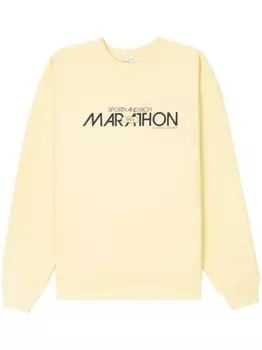 Толстовка Marathon с логотипом Sporty & Rich, желтый