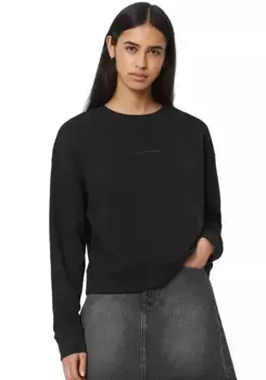 Толстовка Marc O'Polo DENIM, тонкий силиконовый логотип в цвете, черный