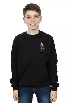 Толстовка Marcel с принтом на груди Friends, черный