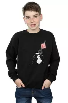 Толстовка Мэри Поппинс «Ложка сахара» Disney, черный