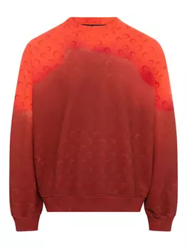 Толстовка Marine Serre Moon Faded, красный