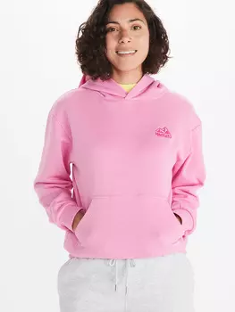 Толстовка Marmot Hoodie Peaks, розовый