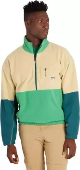 Толстовка Marmot Retro Rocklin 1/2 Zip, цвет Light Oak/Clover/Dark Jungle