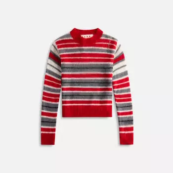 Толстовка Marni Round Neck Sweater, цвет Neutral Grey