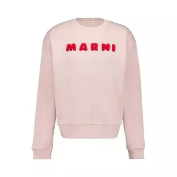 Толстовка Marni Unbrushed Sweatshirt 'Azalea', розовый