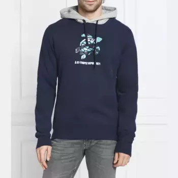 Толстовка Martin классического кроя Vilebrequin, синий