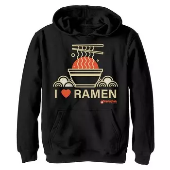 Толстовка Maruchan I Heart Ramen с чашей и палочками для мальчиков для мальчиков 8–20 лет Licensed Character, черный