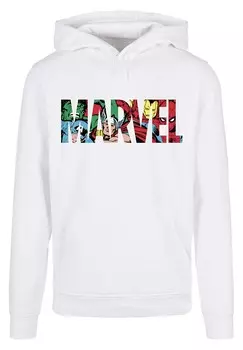 Толстовка MARVEL AVENGERS LOGO CHARACTER INFILL F4NT4STIC, белый