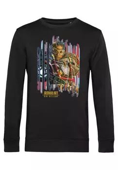 Толстовка MARVEL BLACK PANTHER WAKANDA FOREVER IRON HEART POSTER LOOK Marvel, черный