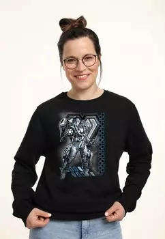 Толстовка MARVEL BLACK PANTHER WAKANDA FOREVER IRON HEART HERO SHOT Marvel, черный