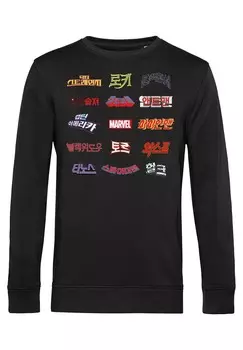 Толстовка MARVEL KOREAN LOGO Marvel, черный