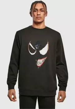 Толстовка MARVEL-VENOM SPLIT FACE CREWNECK ABSOLUTE CULT, черный