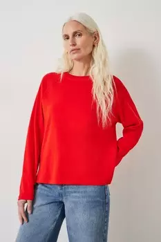 Толстовка Matilda с рукавами реглан Hush, красный
