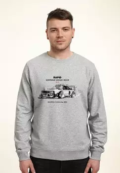 Толстовка MATT KEELING RAPID TRACK STAR Henry Tiger, цвет Heather Grey