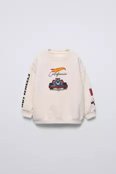 Толстовка mattel с принтом hot wheels ZARA, лед