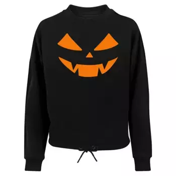 Толстовка Mc Clothes Halloween Pumpkin Face Oversized, черный