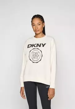 Толстовка MEDALLION LOGO CREWNECK DKNY, кремовый