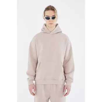 Толстовка Megaman Oversize Fit Basic Hoodie, бежевый