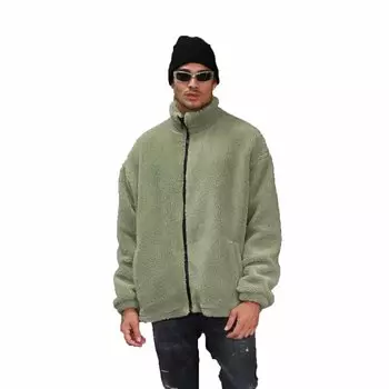 Толстовка Megaman Plsch Zipper Pullover, зеленый