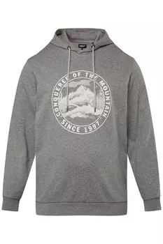 Толстовка Men Plus, пятнистый серый