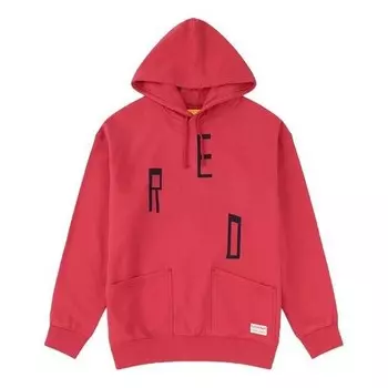 Толстовка men's alphabet printing hooded drawstring red Levis, красный