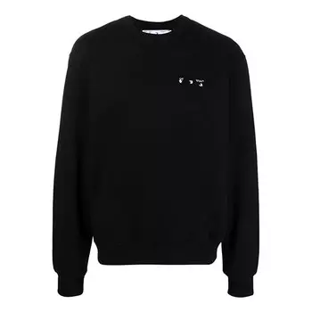 Толстовка men's caravaggio painting round neck black Off-White, черный