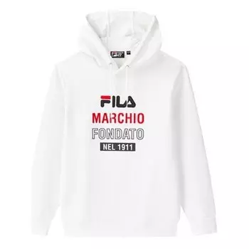Толстовка men's casual windproof white Fila, белый