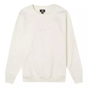 Толстовка Men's Converse Jack Purcell Athleisure Casual Sports Fleece Round Neck Pullover White, белый
