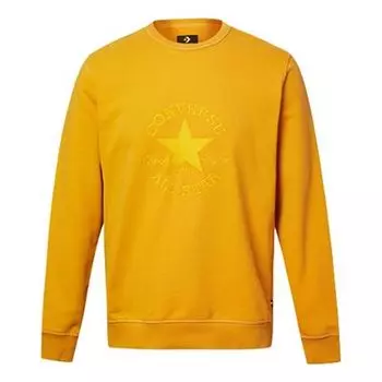 Толстовка Men's Converse Logo Printing Round Neck Pullover Yellow, желтый