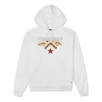 Толстовка Men's Converse Mountains Pattern Printing Fleece Lined White, белый