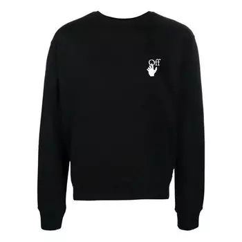 Толстовка men's fw21 arrow pattern loose fit black Off-White, черный