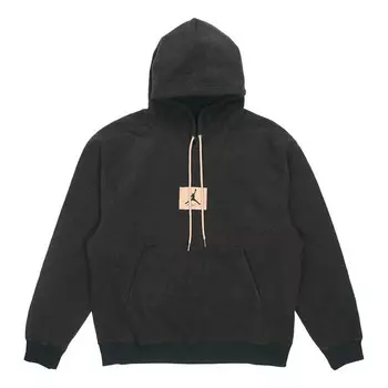 Толстовка men's hooded casual printing sports plush pullover autumn black Air Jordan, черный
