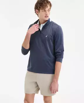 Толстовка Men’s Moisture Wicking Performance Quarter-Zip Nautica, синий