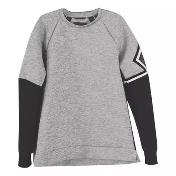 Толстовка men's o neck long sleeve sweatshirt grey 'gray black' Air Jordan, серый