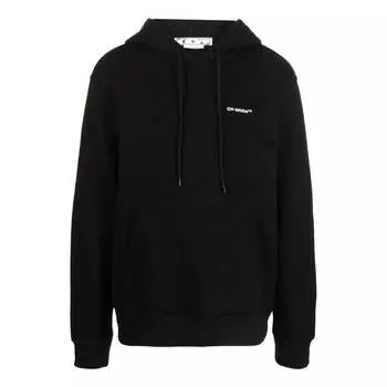 Толстовка Men's OFF-WHITE FW22 Diagonal Stripes Printing Long Sleeves Black, черный