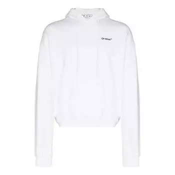 Толстовка Men's OFF-WHITE SS22 Solid Color Short Casual Long Sleeves Version White, белый