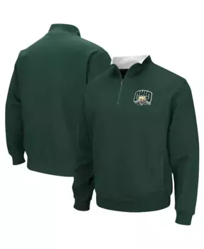Толстовка Men's Ohio Bobcats Tortugas Logo Quarter-Zip Jacket Colosseum, зеленый