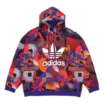 Толстовка men's originals series cny casual sports hooded pullover purple Adidas, фиолетовый