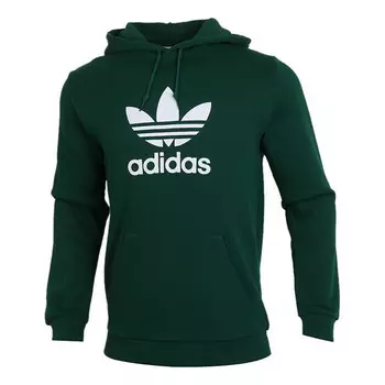 Толстовка men's originals trefoil green Adidas, зеленый