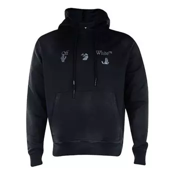 Толстовка men's printing ordinary version black Off-White, черный