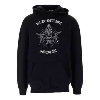 Толстовка men's printing pullover black Balenciaga, черный