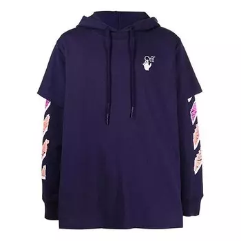 Толстовка men's ss21 purple Off-White, фиолетовый