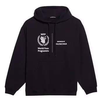 Толстовка men's x wfp crossover black Balenciaga, черный