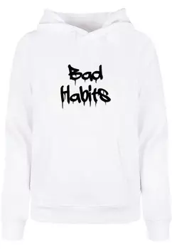 Толстовка Merchcode BAD HABITS, белый