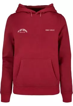 Толстовка Merchcode BARELY AWAKE, цвет Ruby Red