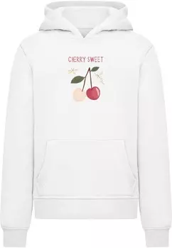 Толстовка Merchcode Cherry Sweet, белый